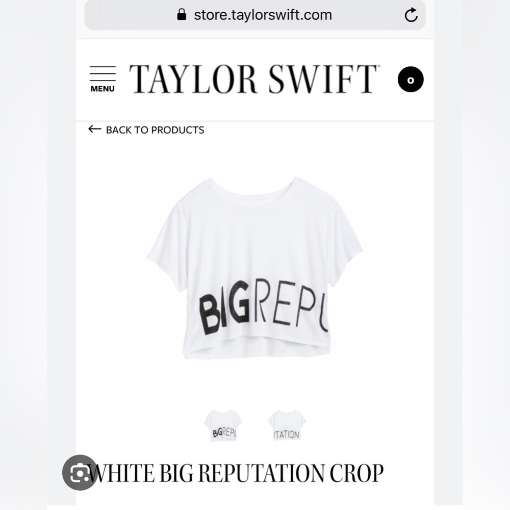 ISOOOOOO BIG REP CROP TOP M or L
